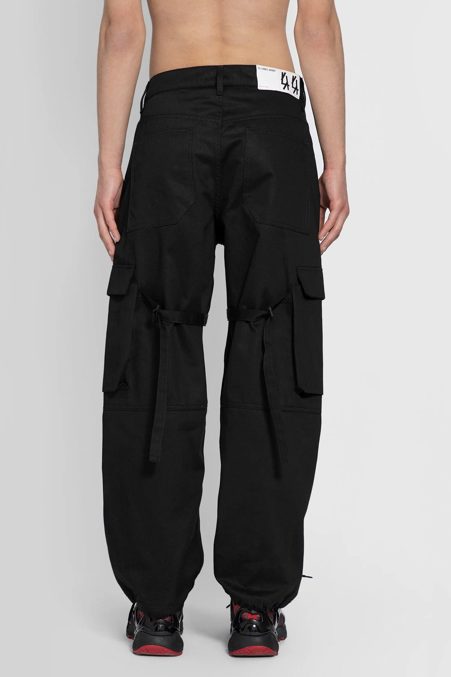 44 LABEL GROUP MAN BLACK TROUSERS