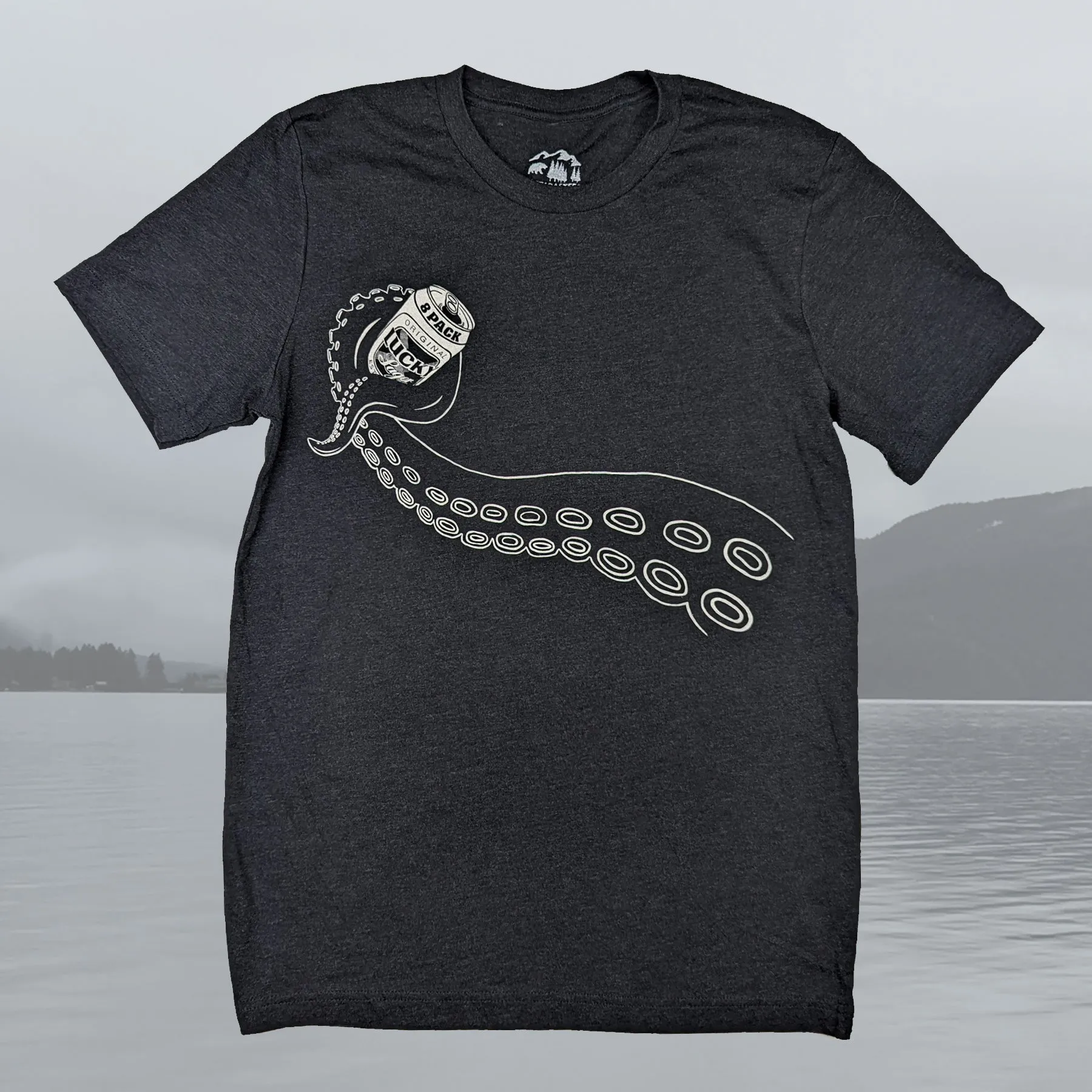 Adult Unisex Lucky Octopus Graphic Tee