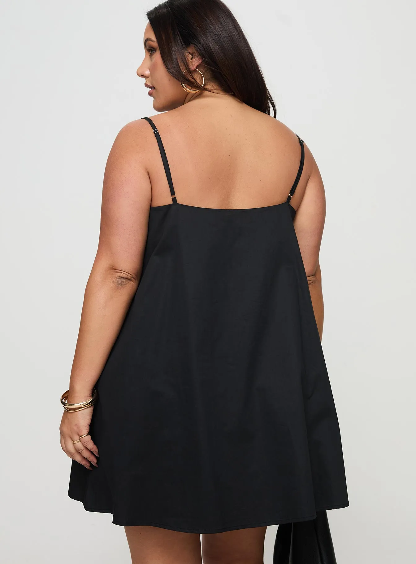 Belong Together Mini Dress Black Curve