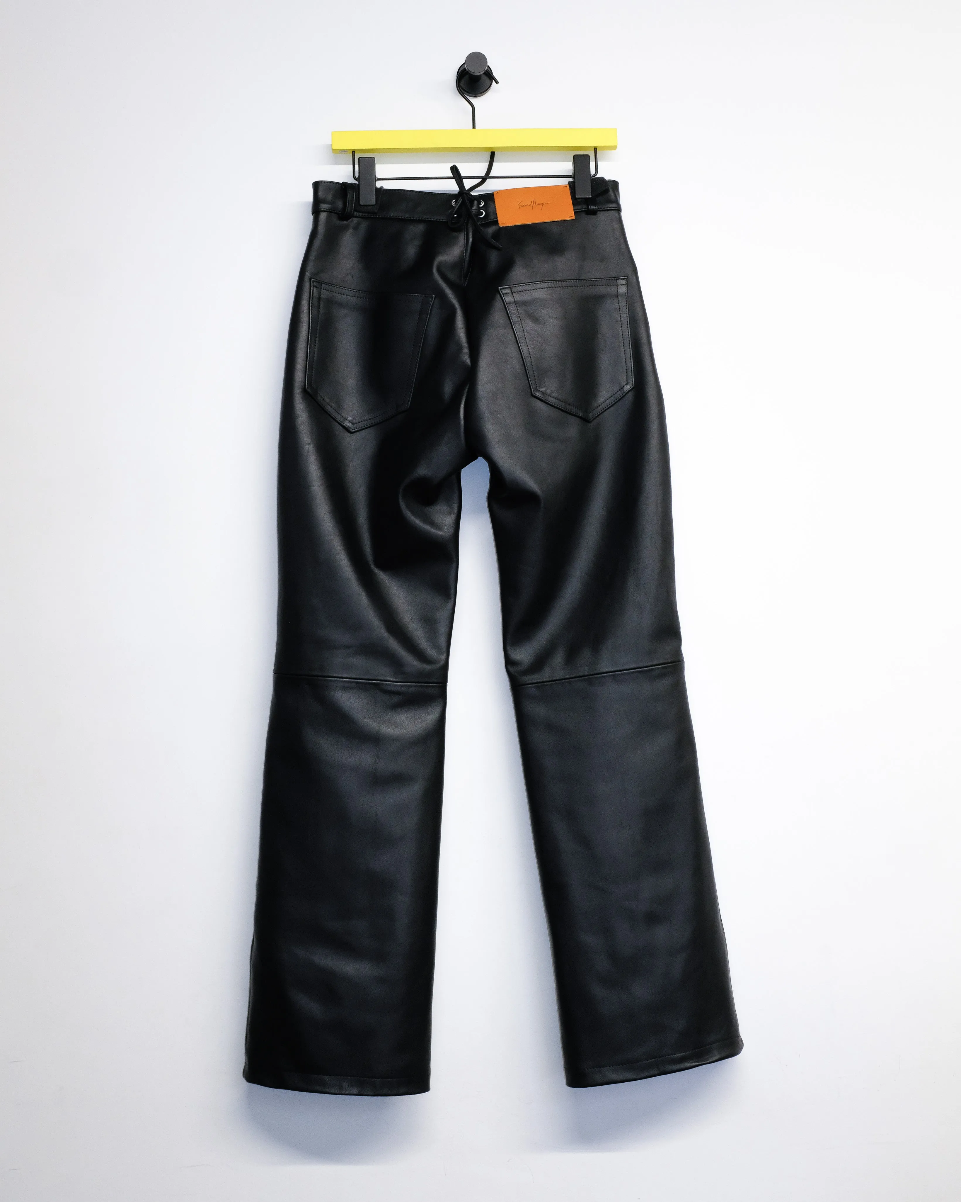 Black Daf Leather Pant