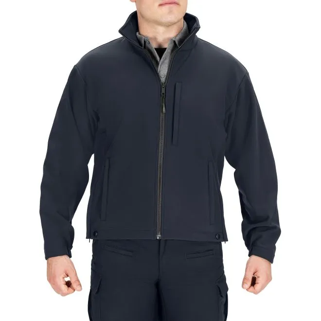 Blauer Certified LAPD Softshell Fleece Jacket BLACK AND DARK NAVY (4660)