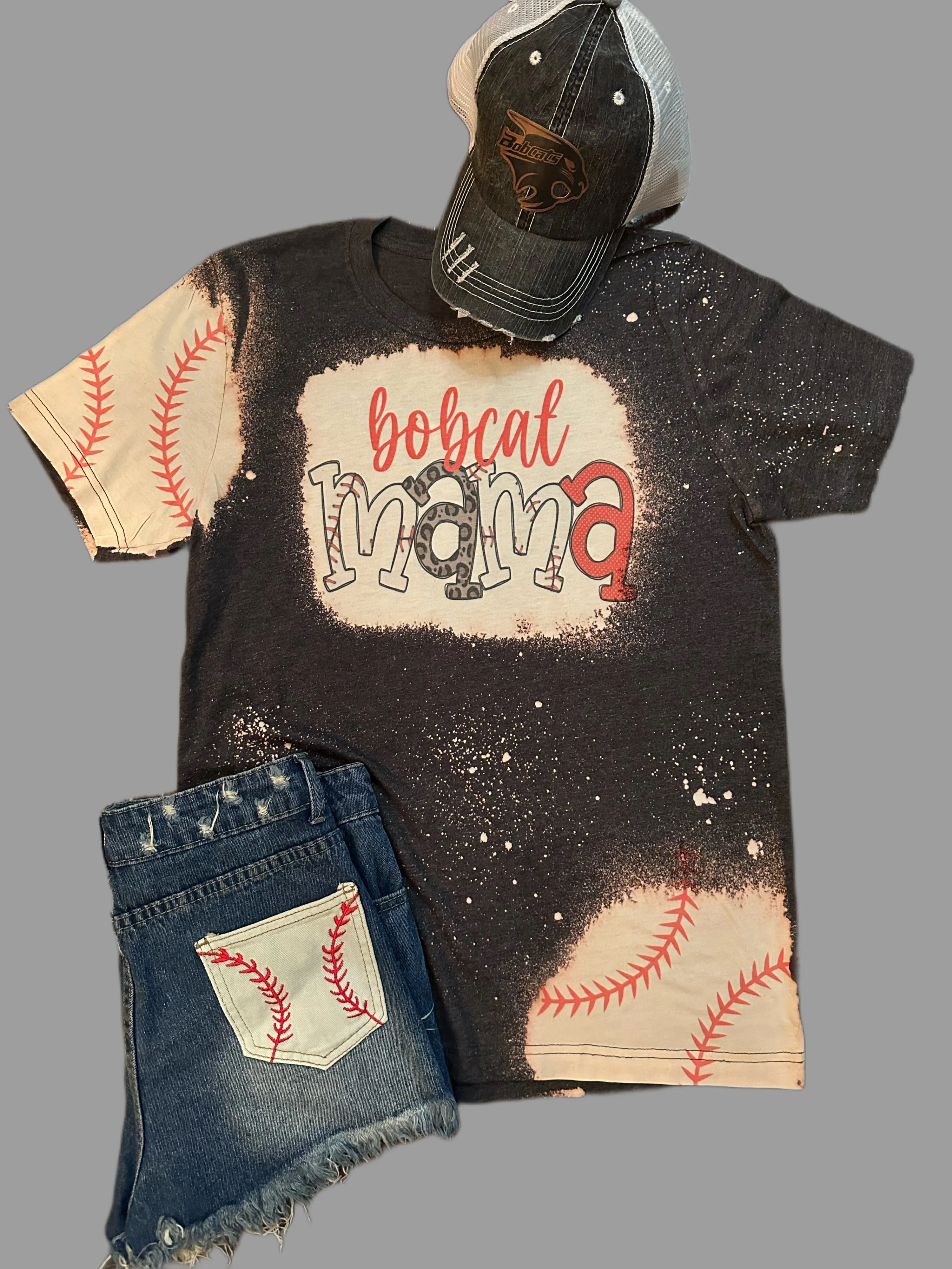 Bleached Bobcat Mama T-Shirts