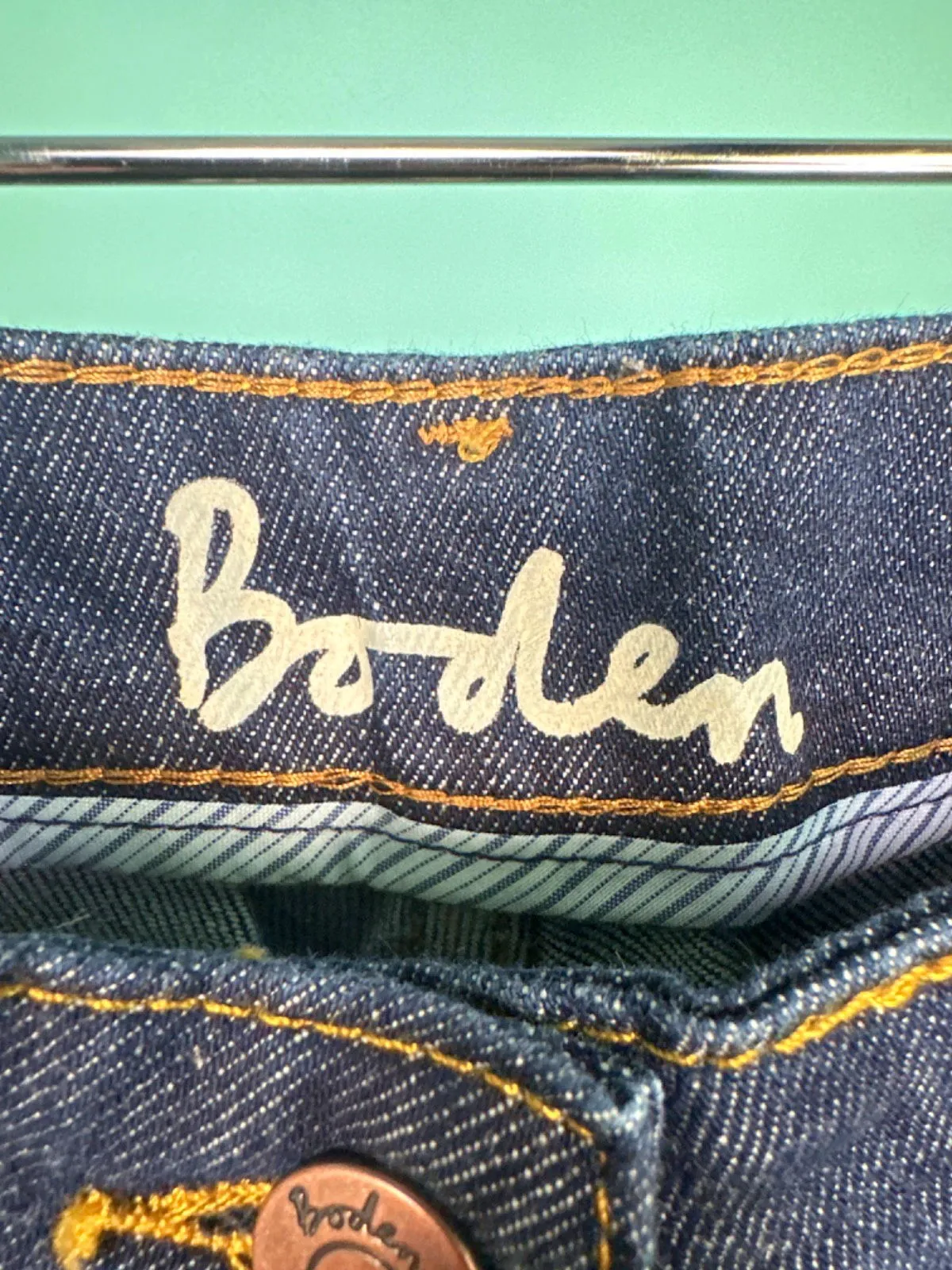 Boden Blue Straight Leg Jeans W32