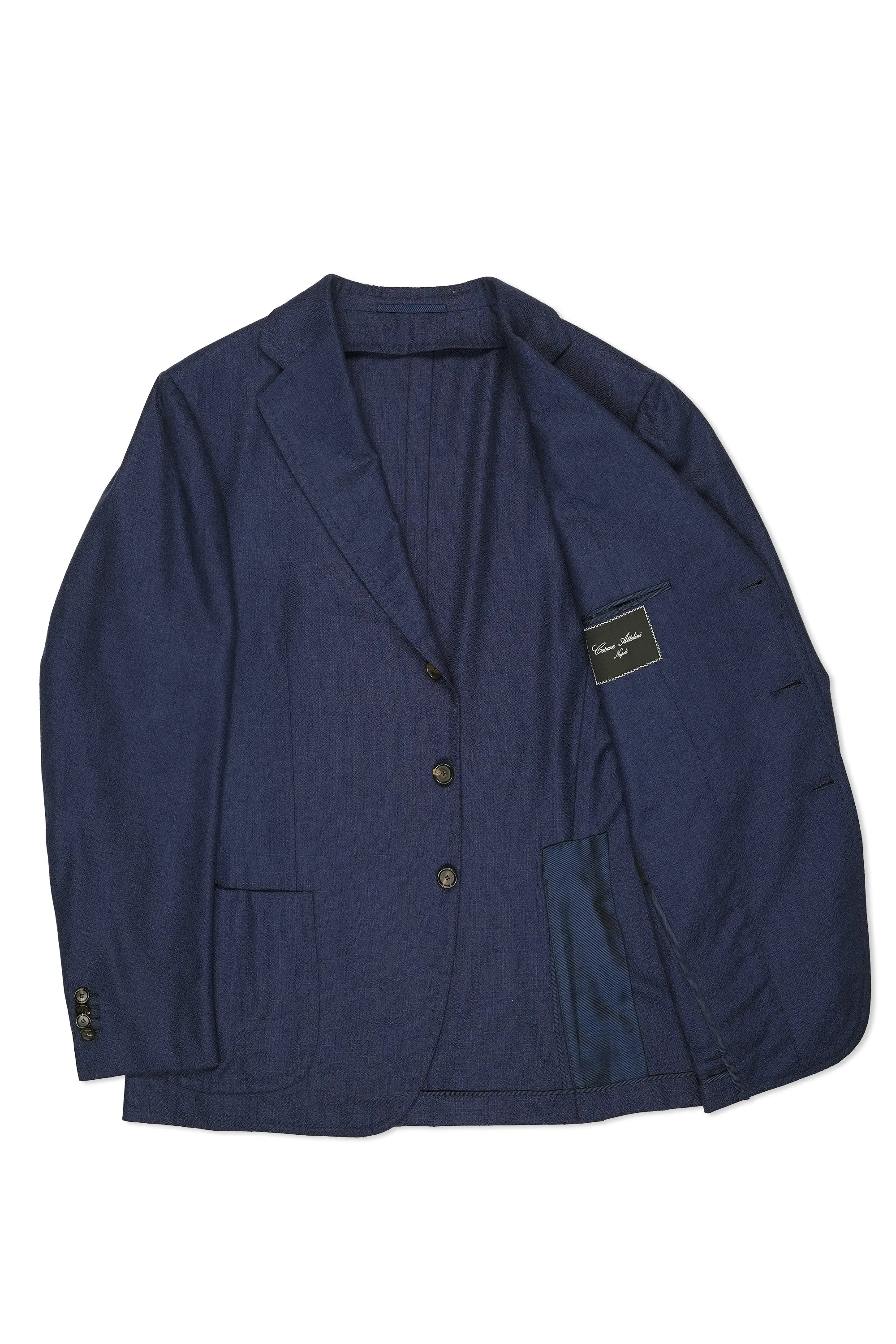 Cesare Attolini Blue Silk Cashmere Sport Coat