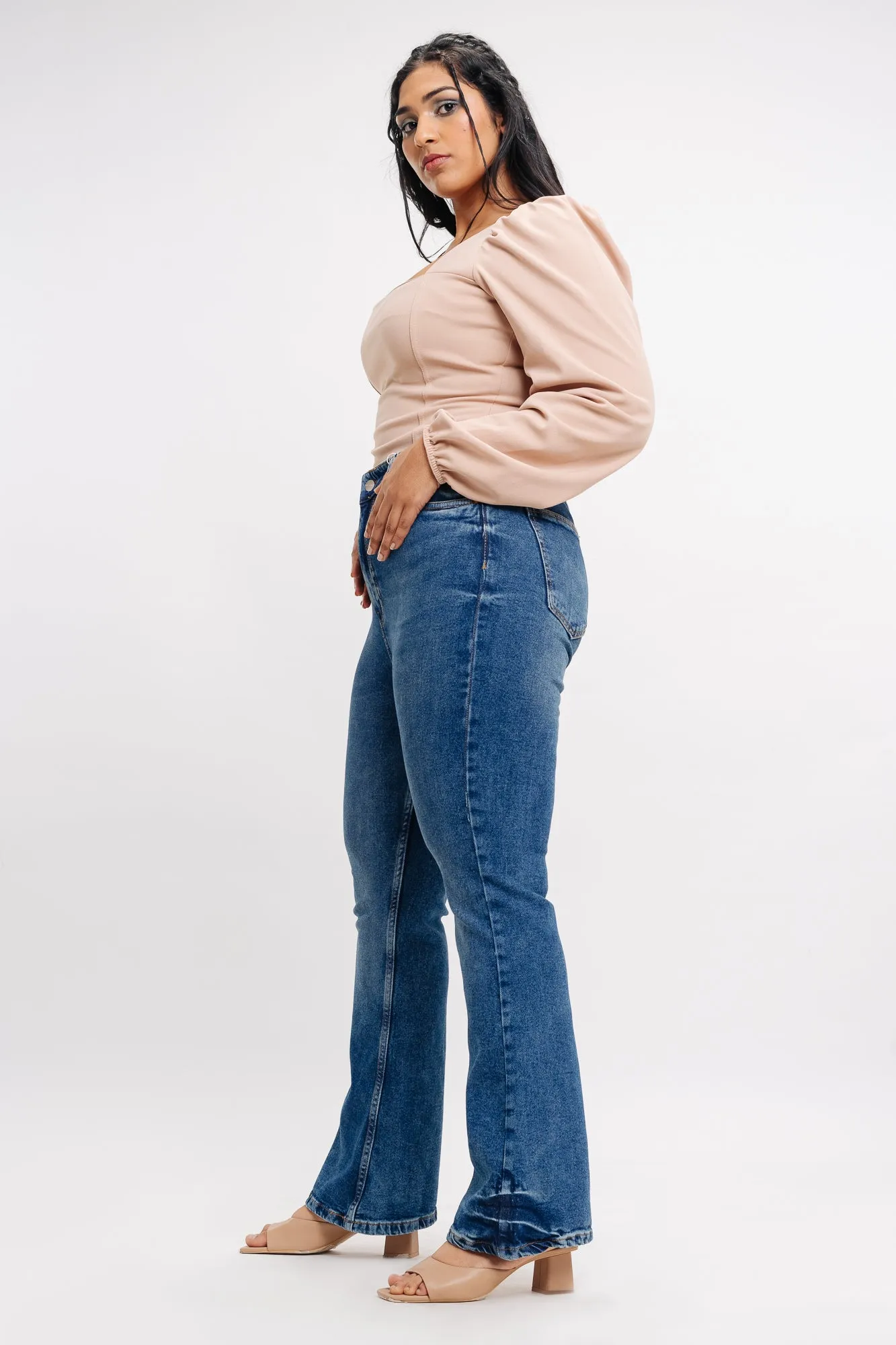 Classic Tinted Bootcut Jeans