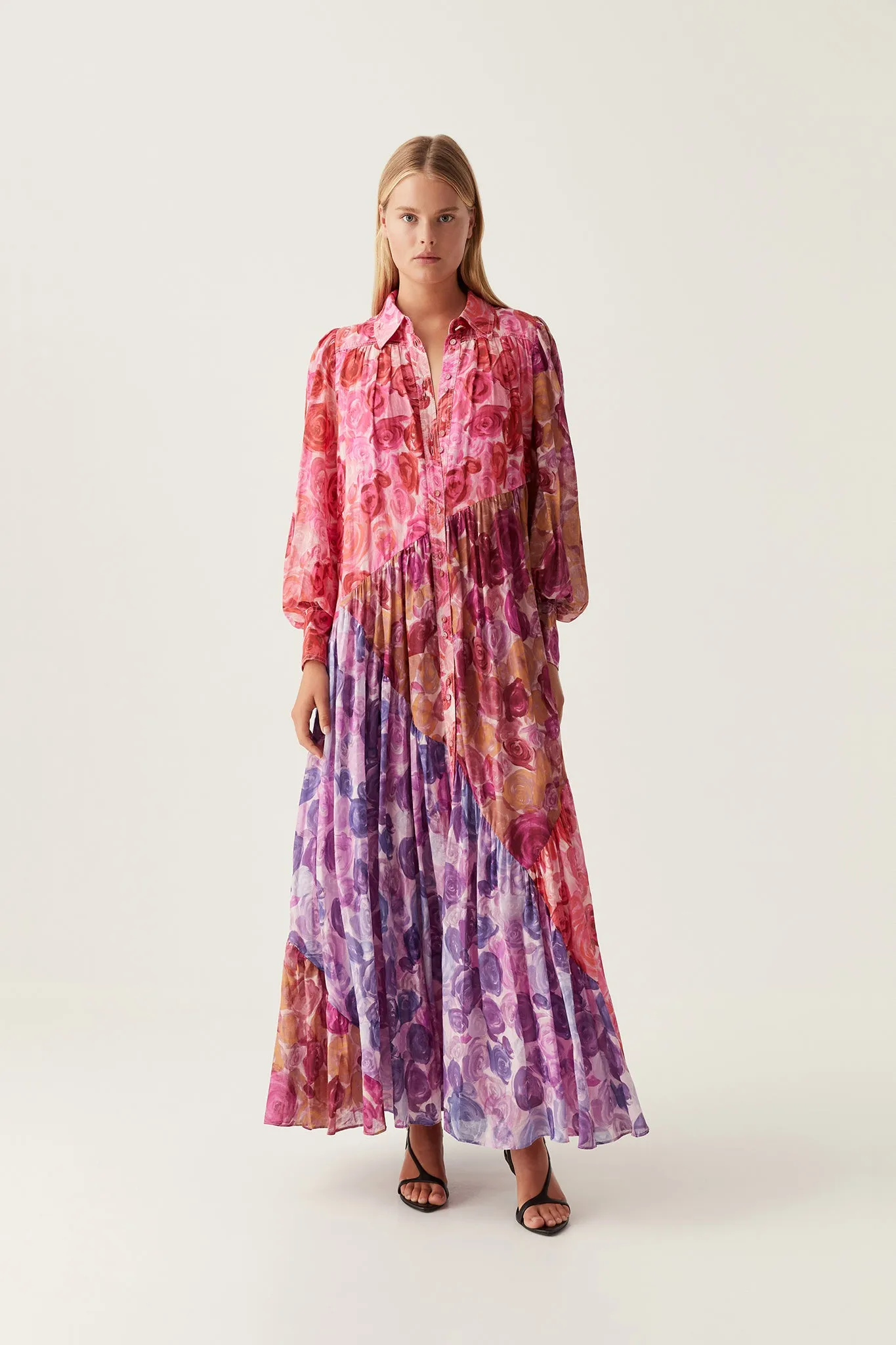 Collisions Smock Maxi Dress