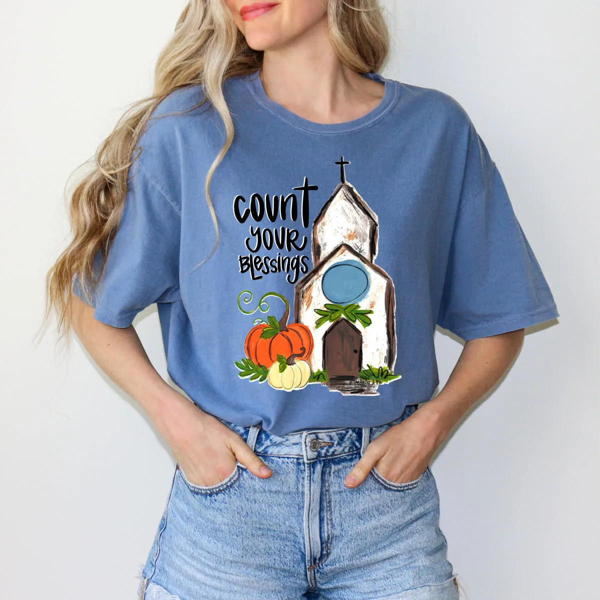 Count your Blessings Church T-Shirt