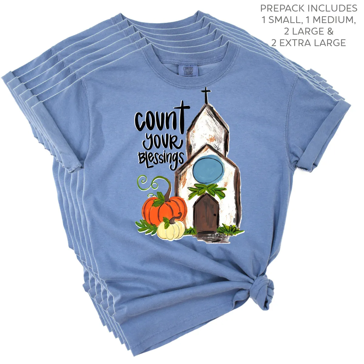 Count your Blessings Church T-Shirt