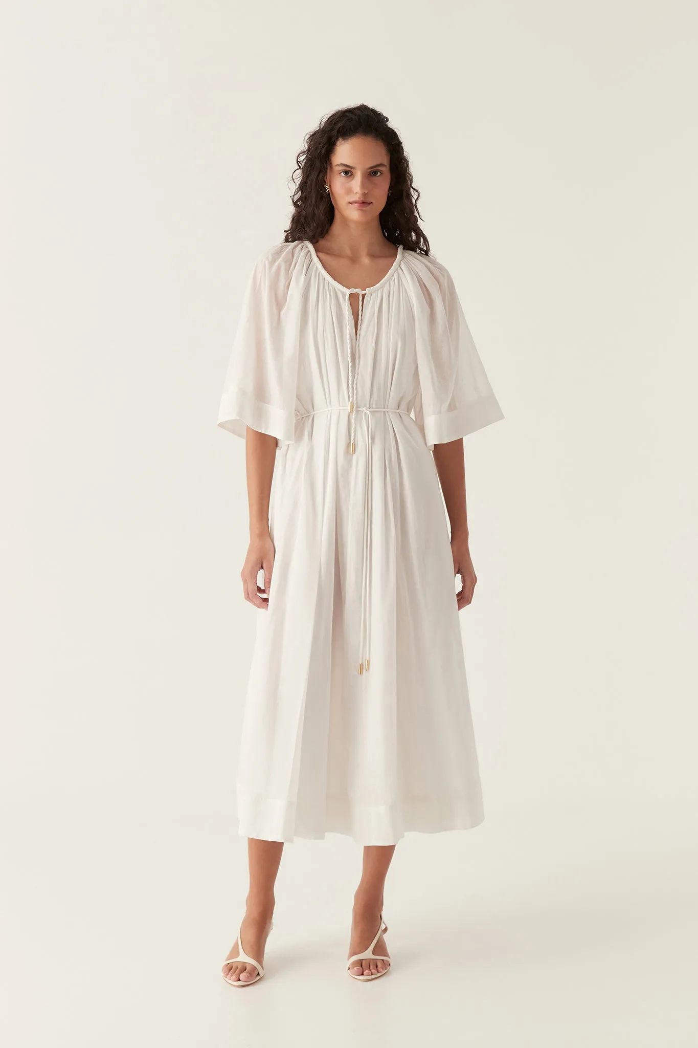 Damia Smock Midi Dress