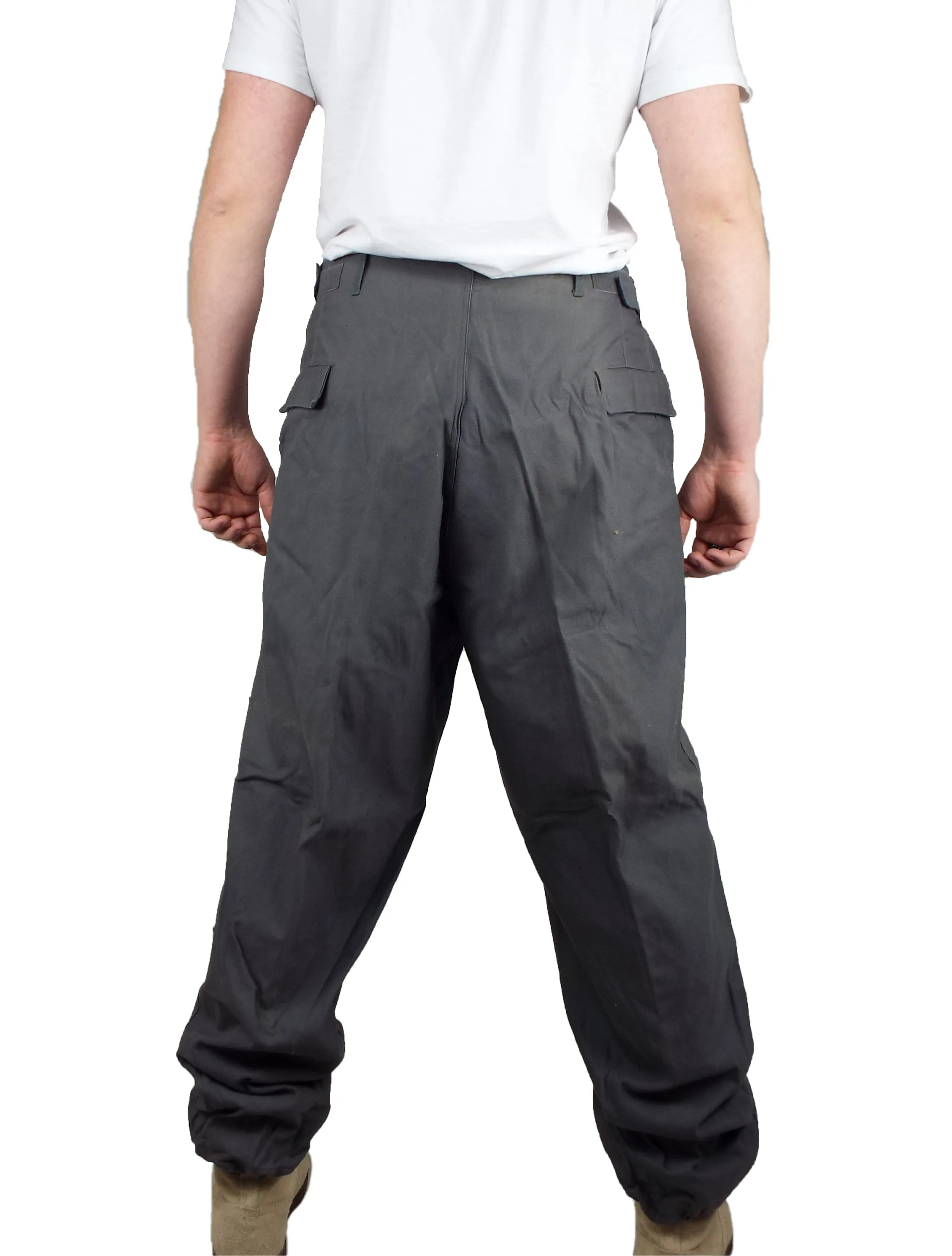 Dutch Air Force - Grey Heavyweight Over-Trousers - Elasticated ankles - Grade 1