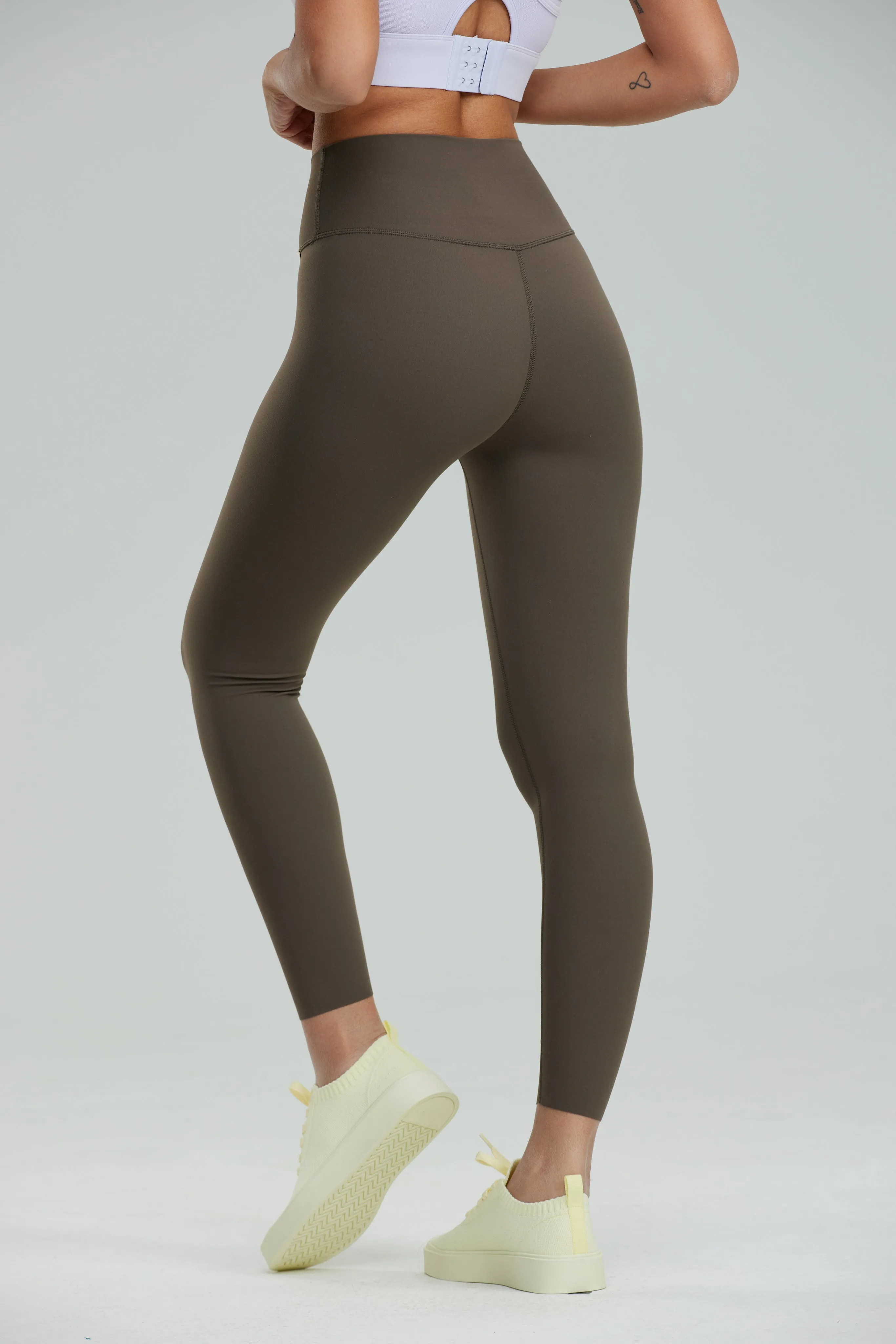 Essence Freesize Leggings - Sage Brown