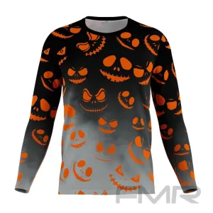 FMR Men's Halloween Print Long Sleeve Running Shirt