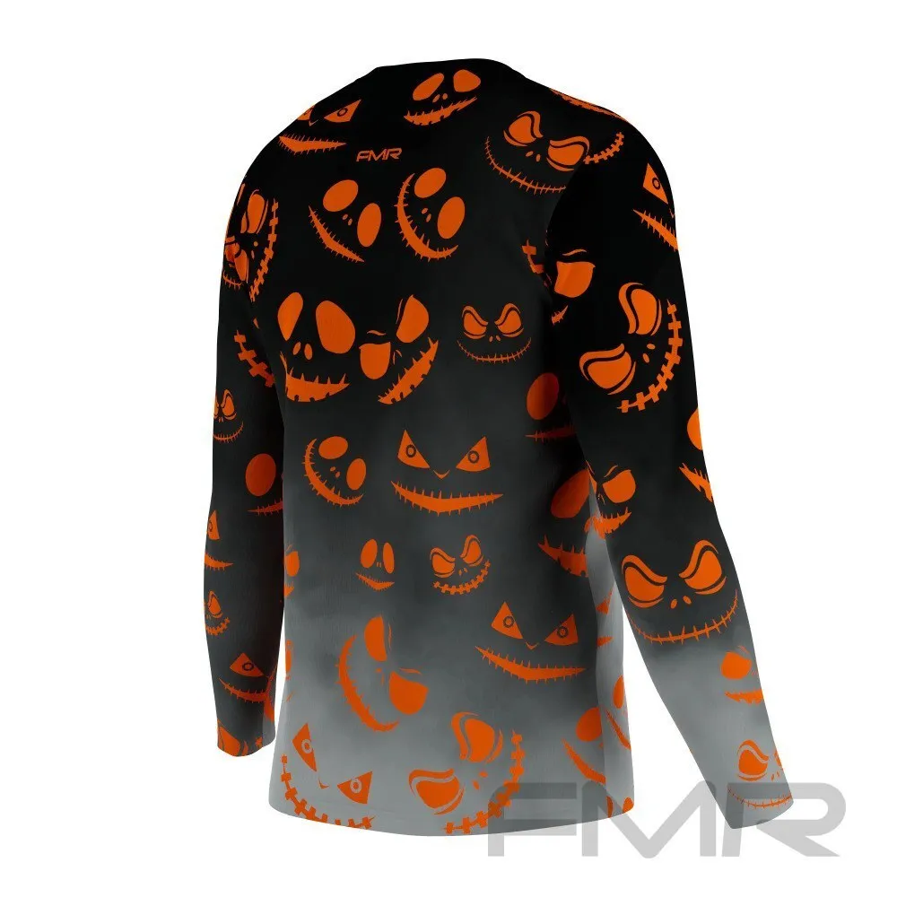 FMR Men's Halloween Print Long Sleeve Running Shirt