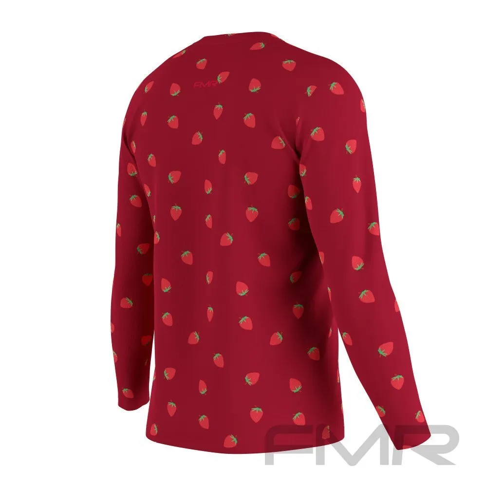 FMR Men's Strawberry Long Sleeve Running Shirt