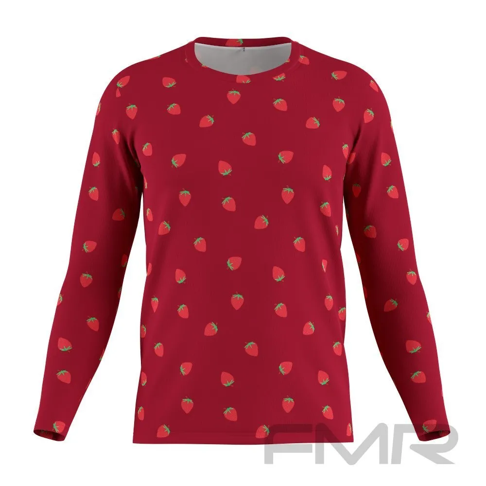 FMR Men's Strawberry Long Sleeve Running Shirt