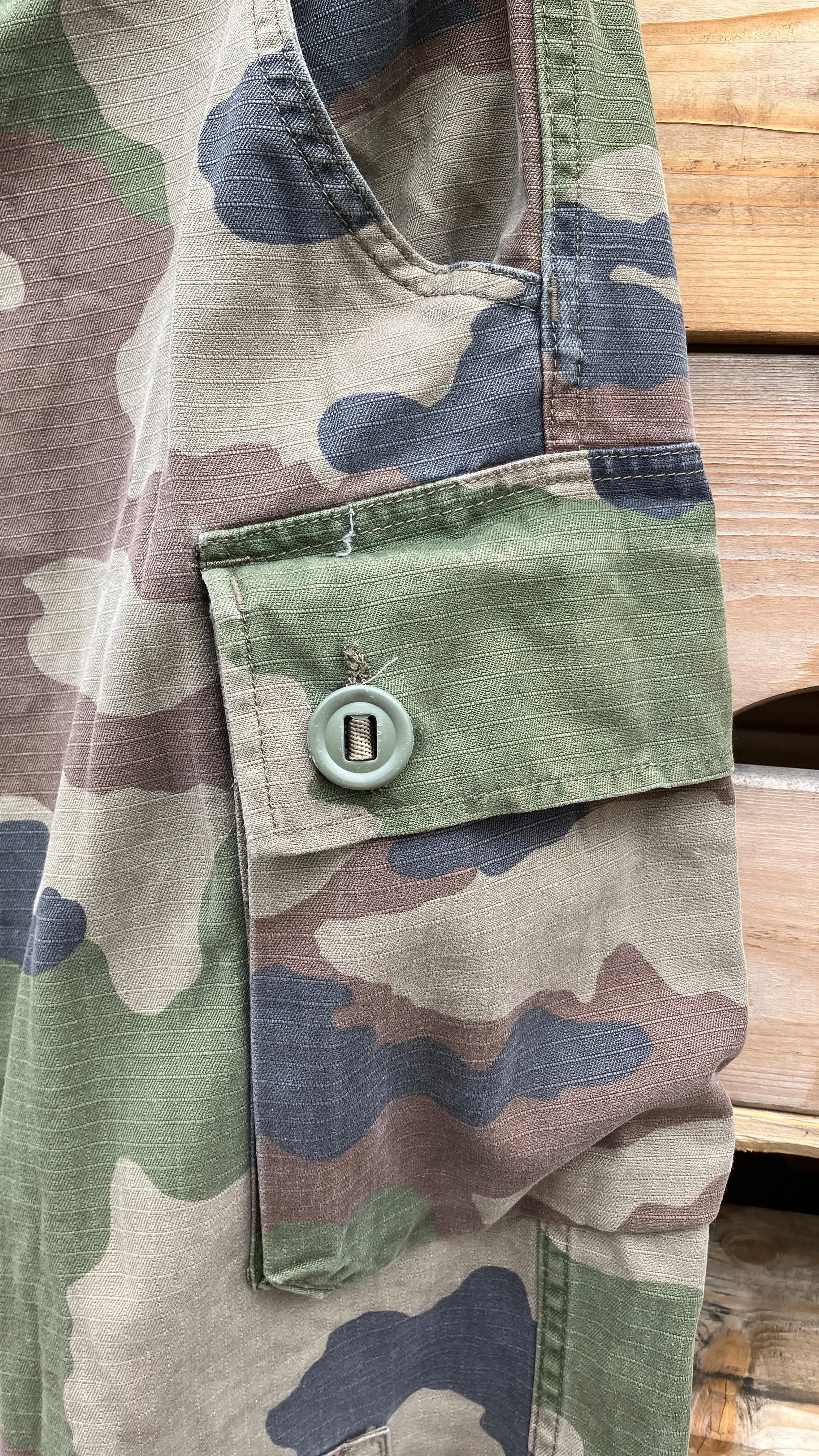 French Army CCE Camo Combat Trousers - Rip-Stop Poly/Cotton - Grade 1