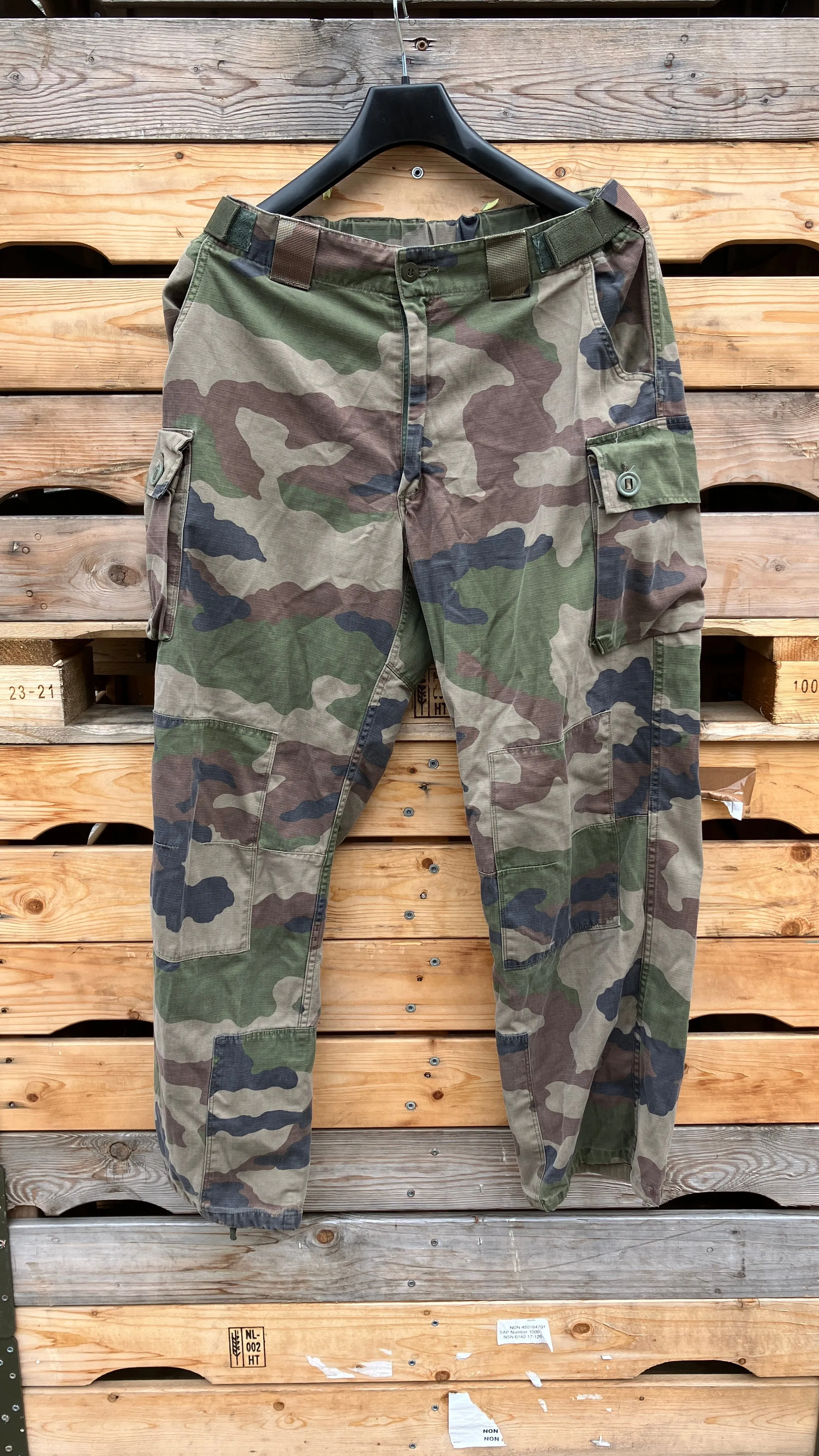 French Army CCE Camo Combat Trousers - Rip-Stop Poly/Cotton - Grade 1