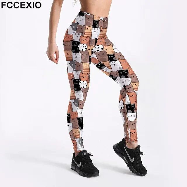 Funny Comic Cartoon Leggings