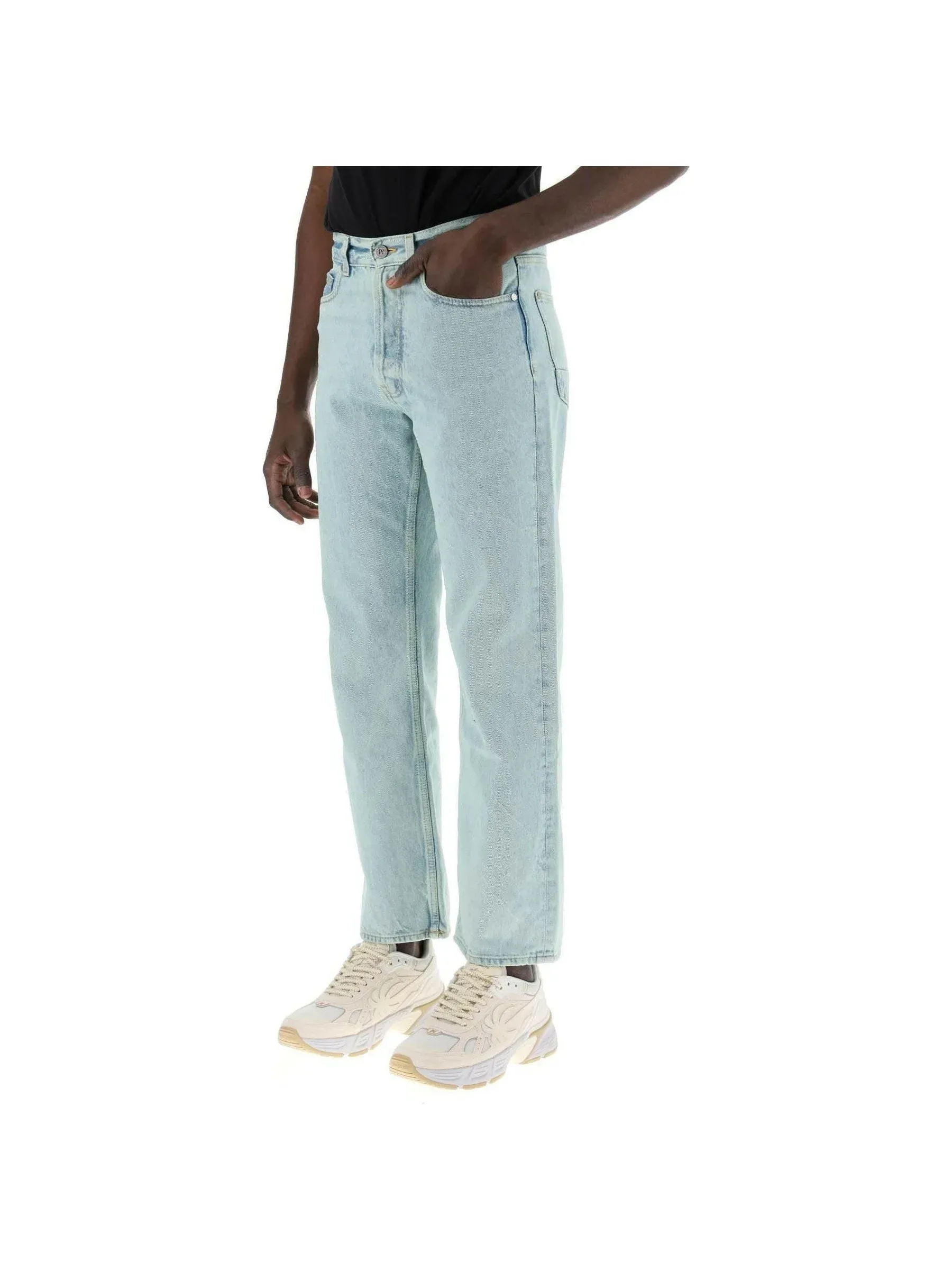 Garment-Dyed Cotton Jeans