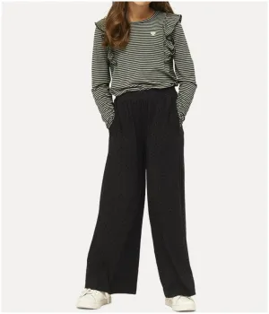 Girl's Loose-fitting Trousers - Black