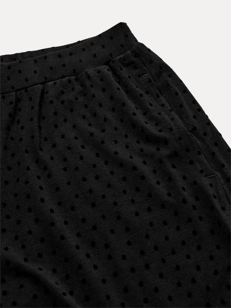 Girl's Loose-fitting Trousers - Black