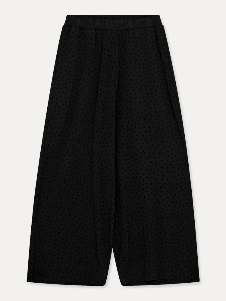 Girl's Loose-fitting Trousers - Black