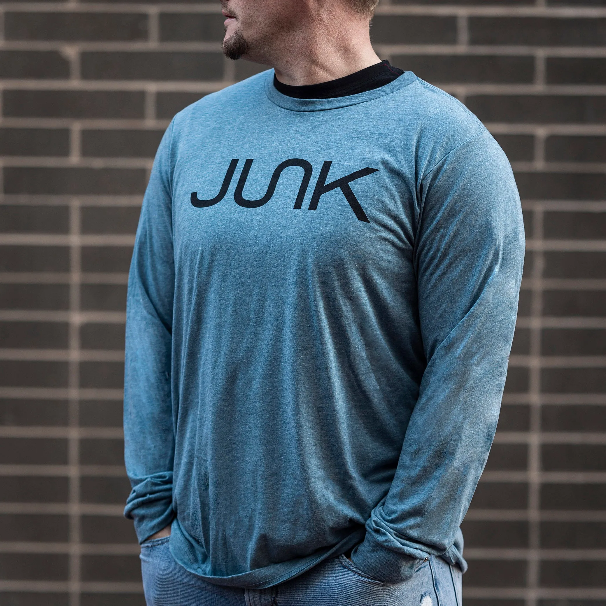 JUNK Tri-Blend Black Long Sleeve