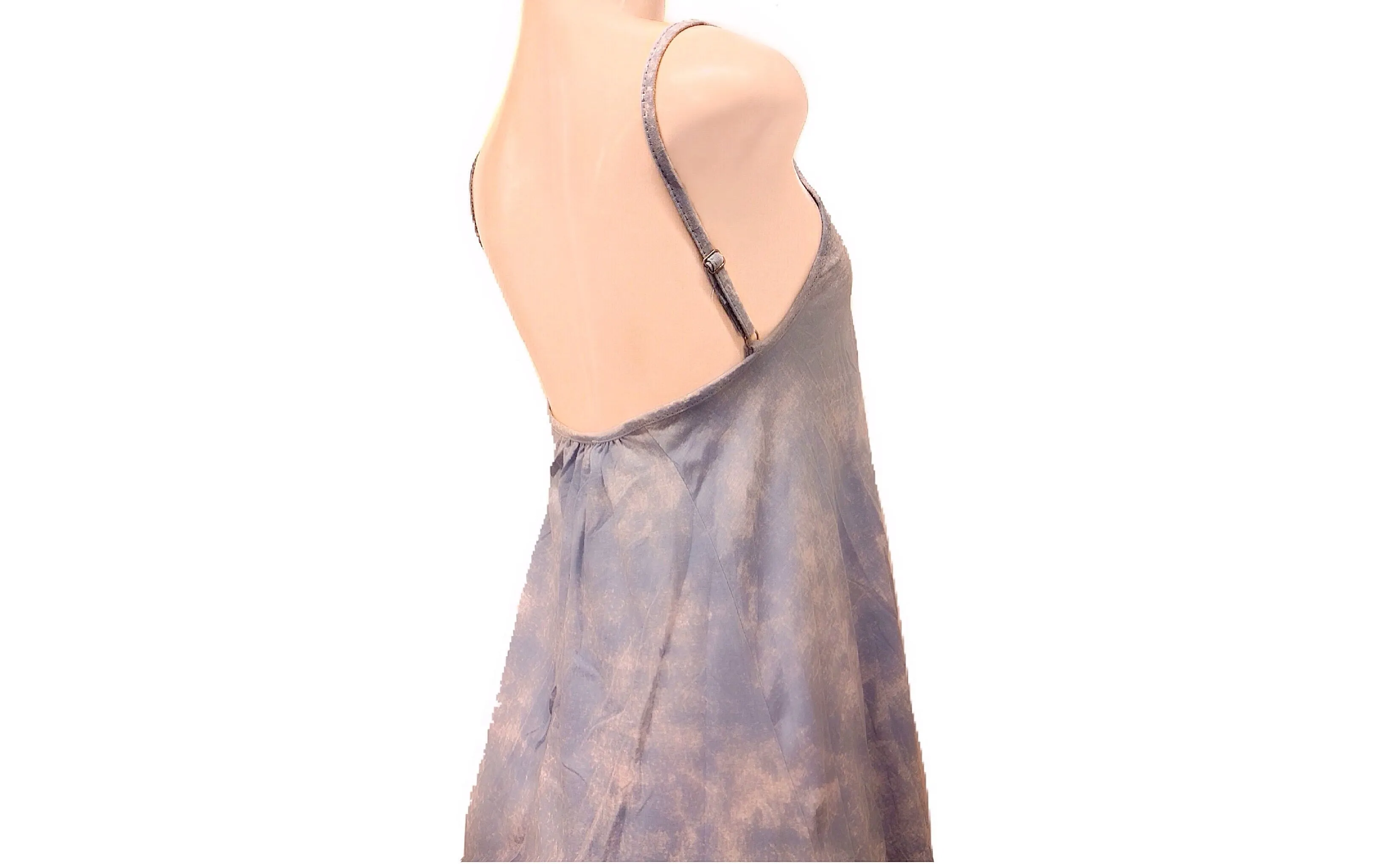 Low Back Tie Dye Relaxed Shift Dress