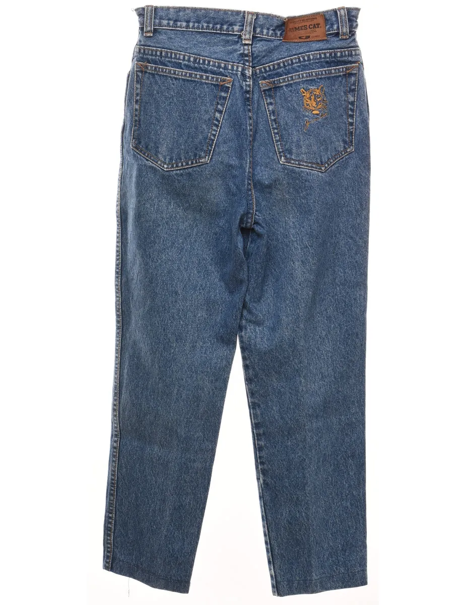 Medium Wash Classic Tapered Jeans - W25 L26