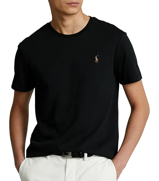 Men's Custom Slim Fit Soft Cotton T-Shirt Black