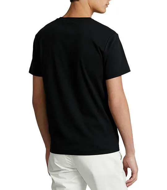 Men's Custom Slim Fit Soft Cotton T-Shirt Black