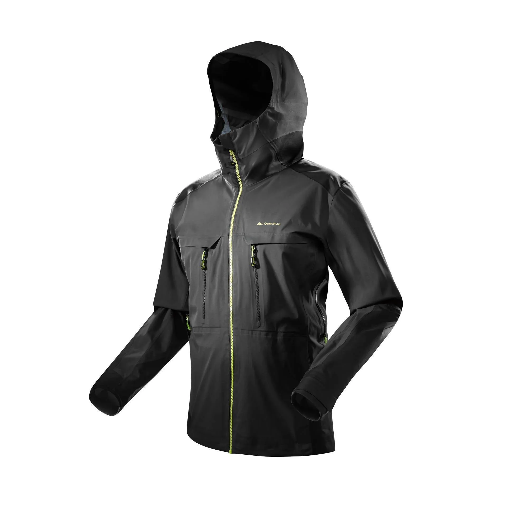 Men's Mountain Hiking Waterproof Rain Jacket Forclaz 900