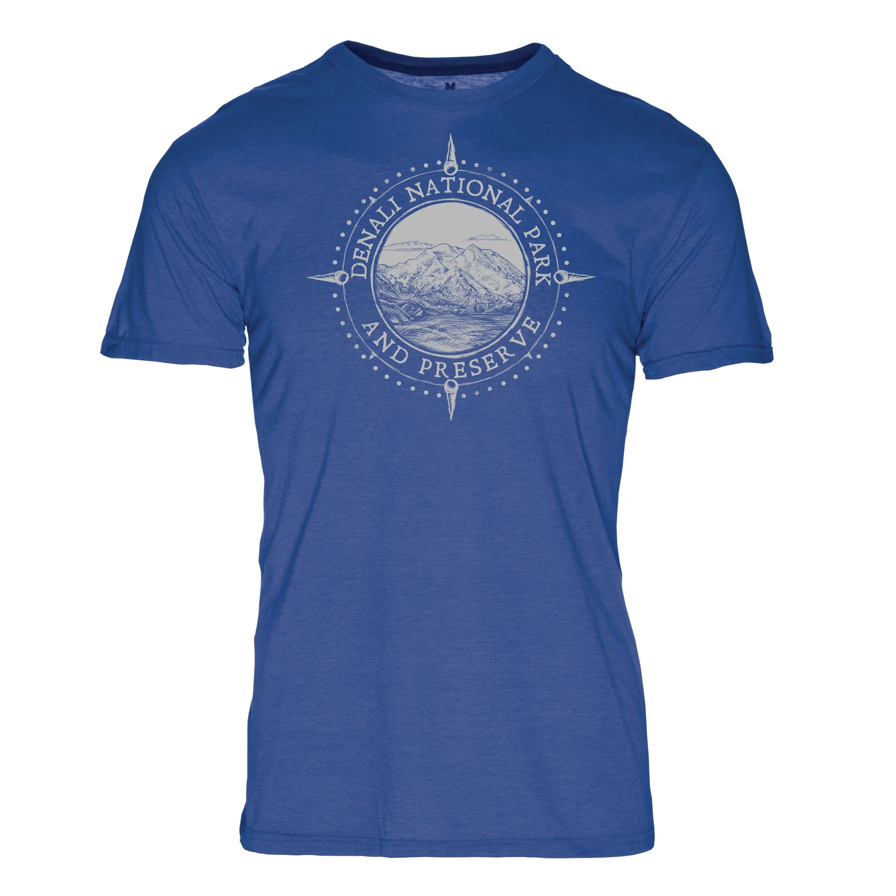 Minimalist Compass Denali National Park REPREVE® Crew T-Shirt