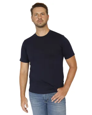 Navy Cotton Crew Neck T-Shirt