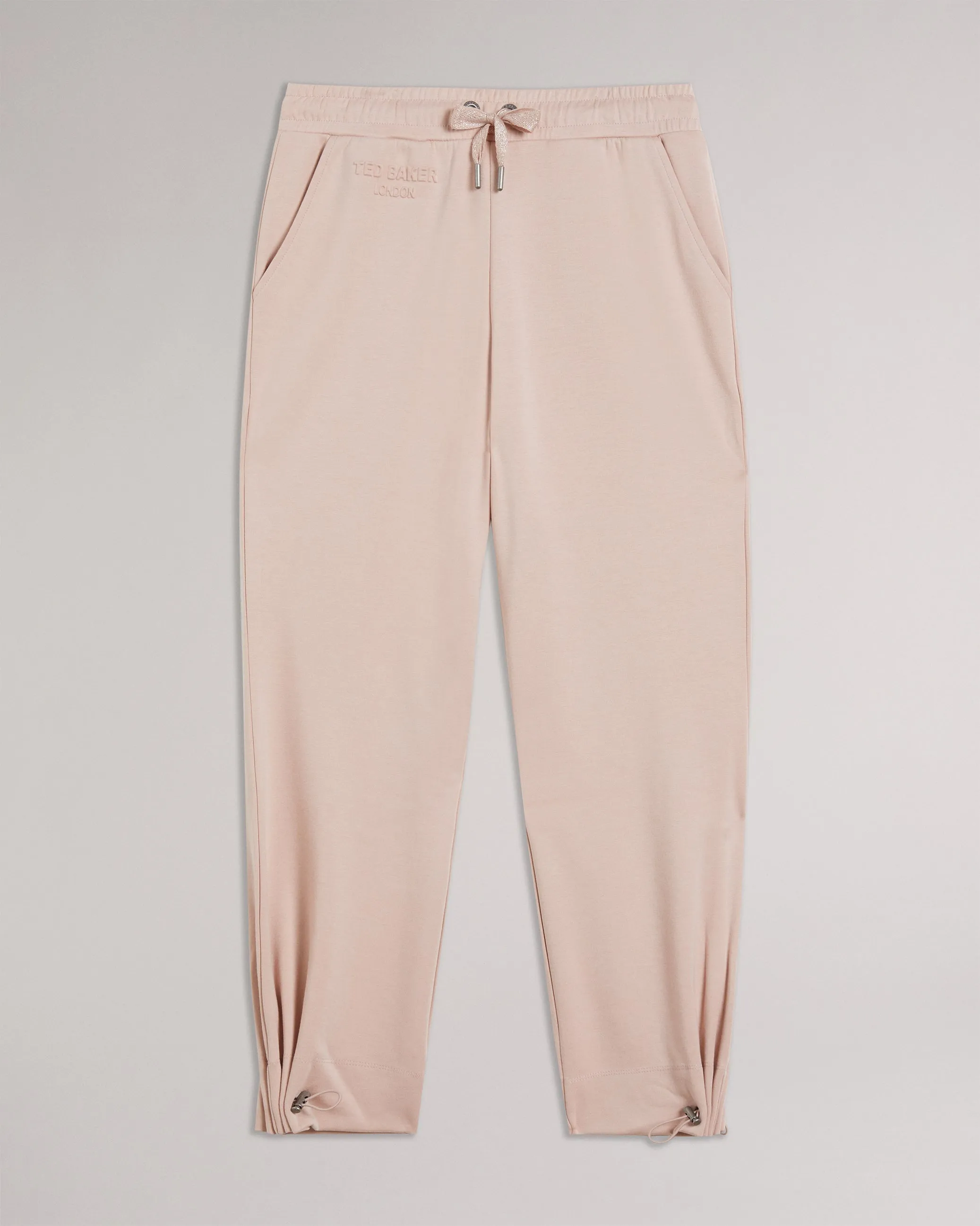 Orthon Joggers With Pleated Cuff Dusky-Pink