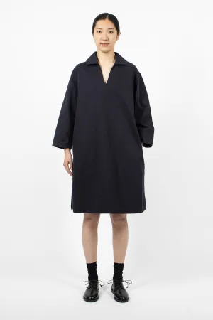 Patch Pocket Smock Dress Ink