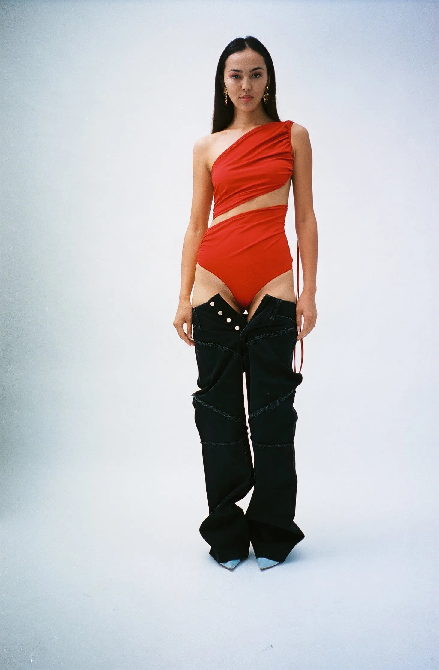 Red Wrap Bodice