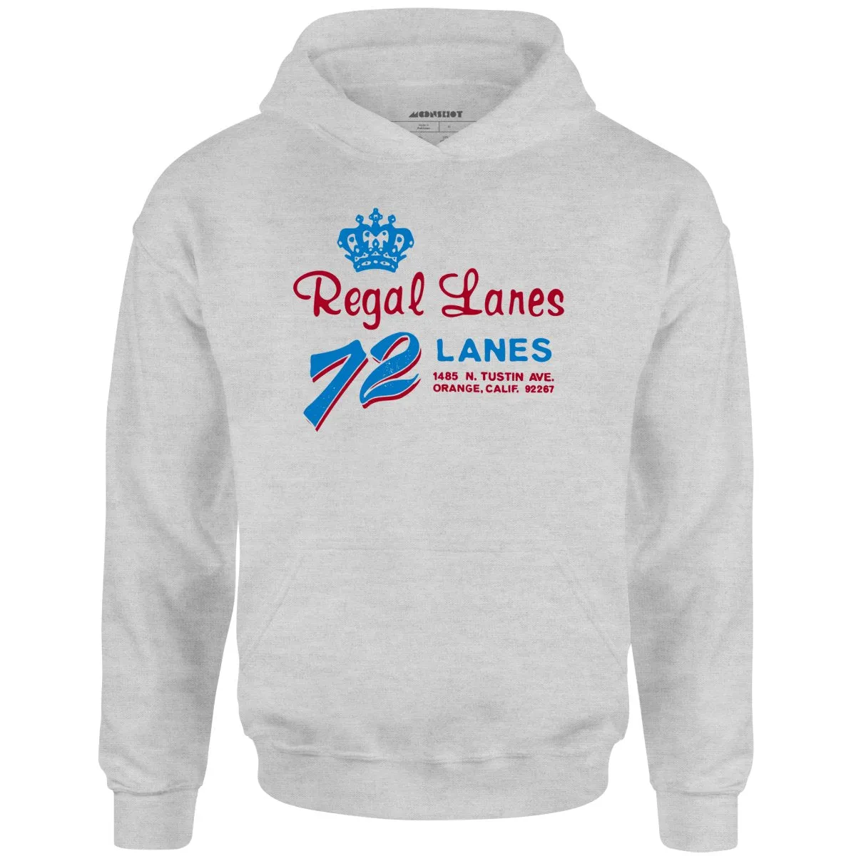 Regal Lanes - Orange, CA - Vintage Bowling Alley - Unisex Hoodie