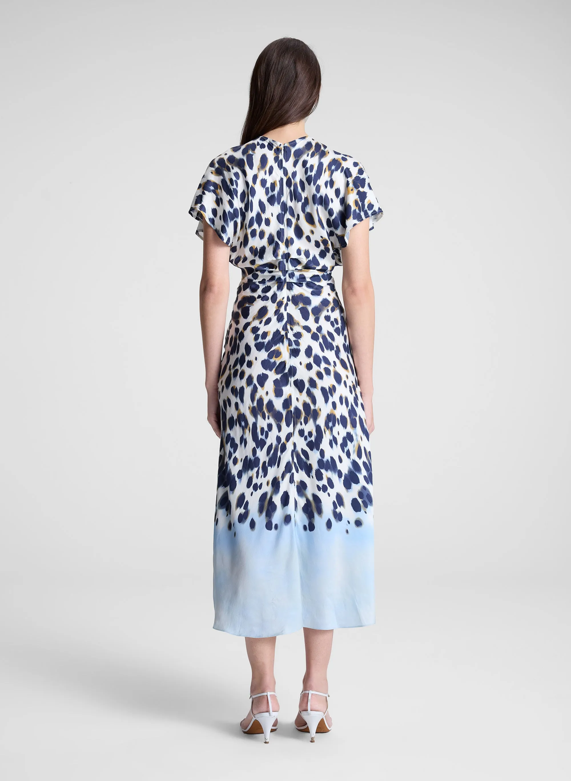 Rem Printed Midi Dress