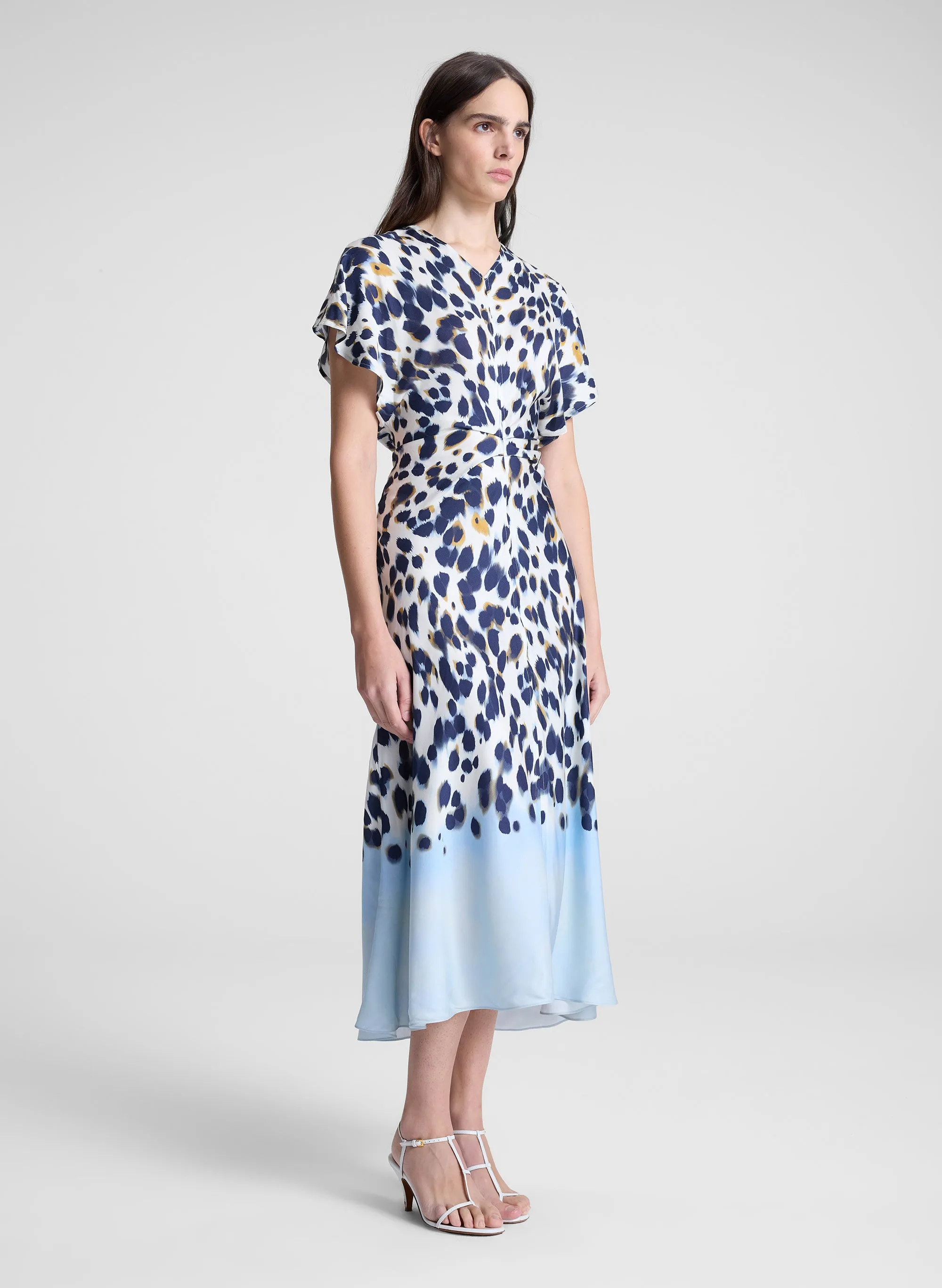 Rem Printed Midi Dress