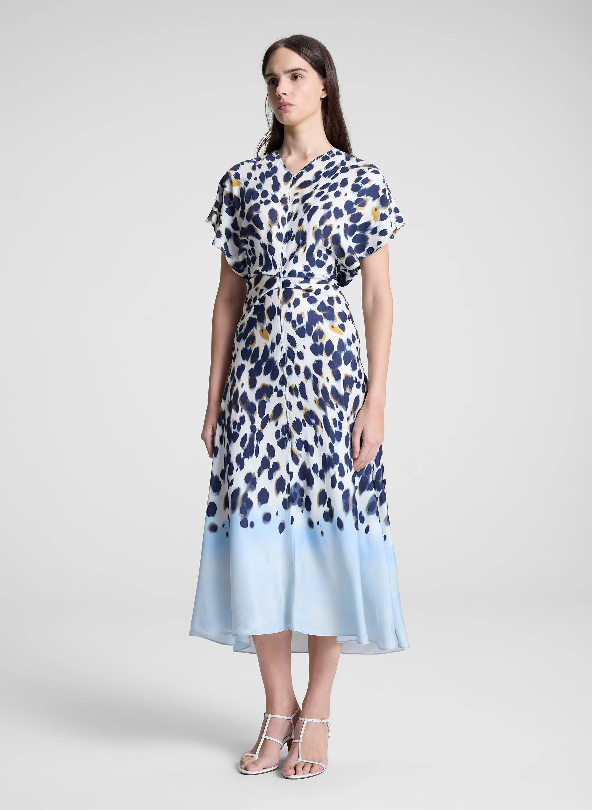 Rem Printed Midi Dress