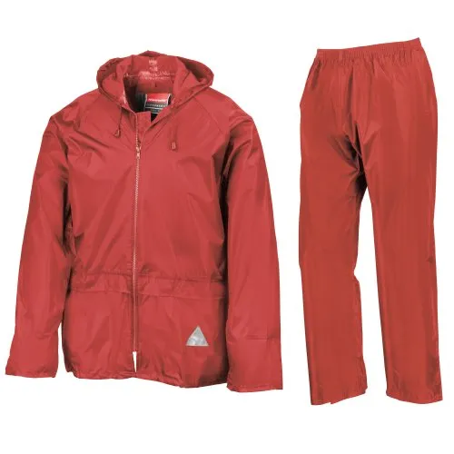 Result Mens Heavyweight Waterproof Rain Suit (Jacket & Trouser Suit)