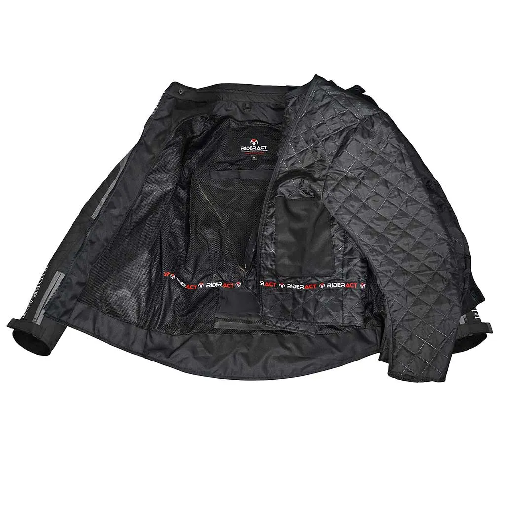 RIDERACT® Men Motorbike Jacket Textile Wander Origin