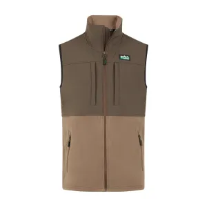 Ridgeline Mens Hybrid Vest Fleece Bark