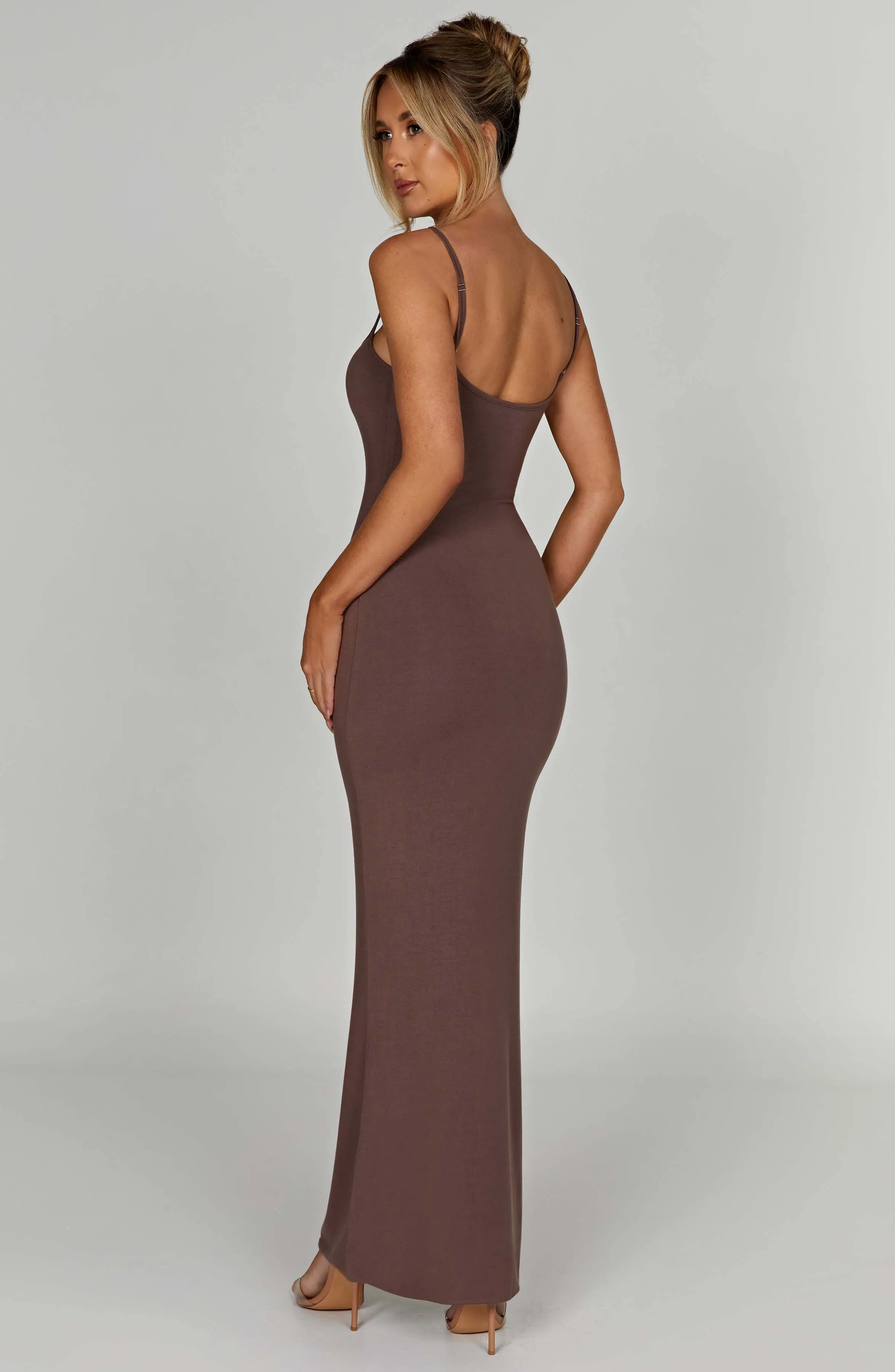 Saskia Maxi Dress - Chocolate