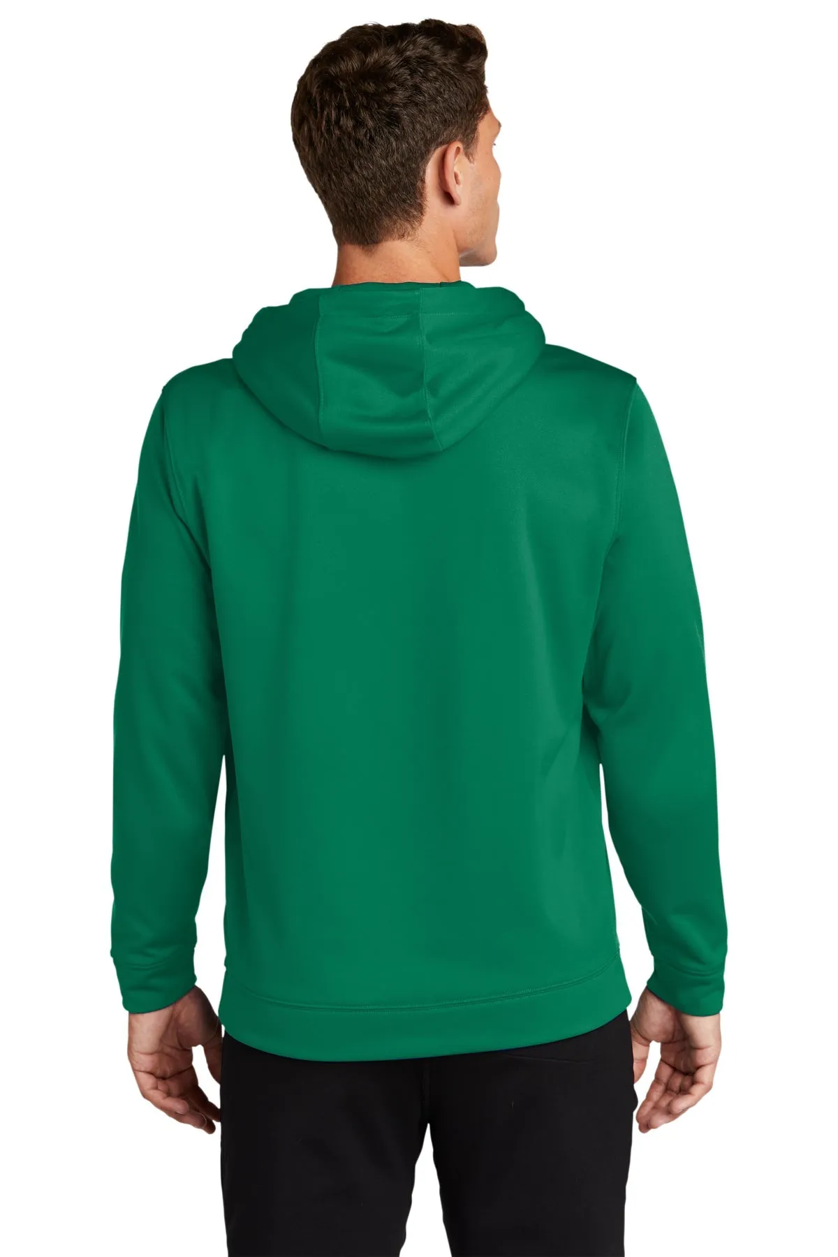 Sport-Tek Sport-Wick Fleece Customized Hooded Pullovers, Kelly Green