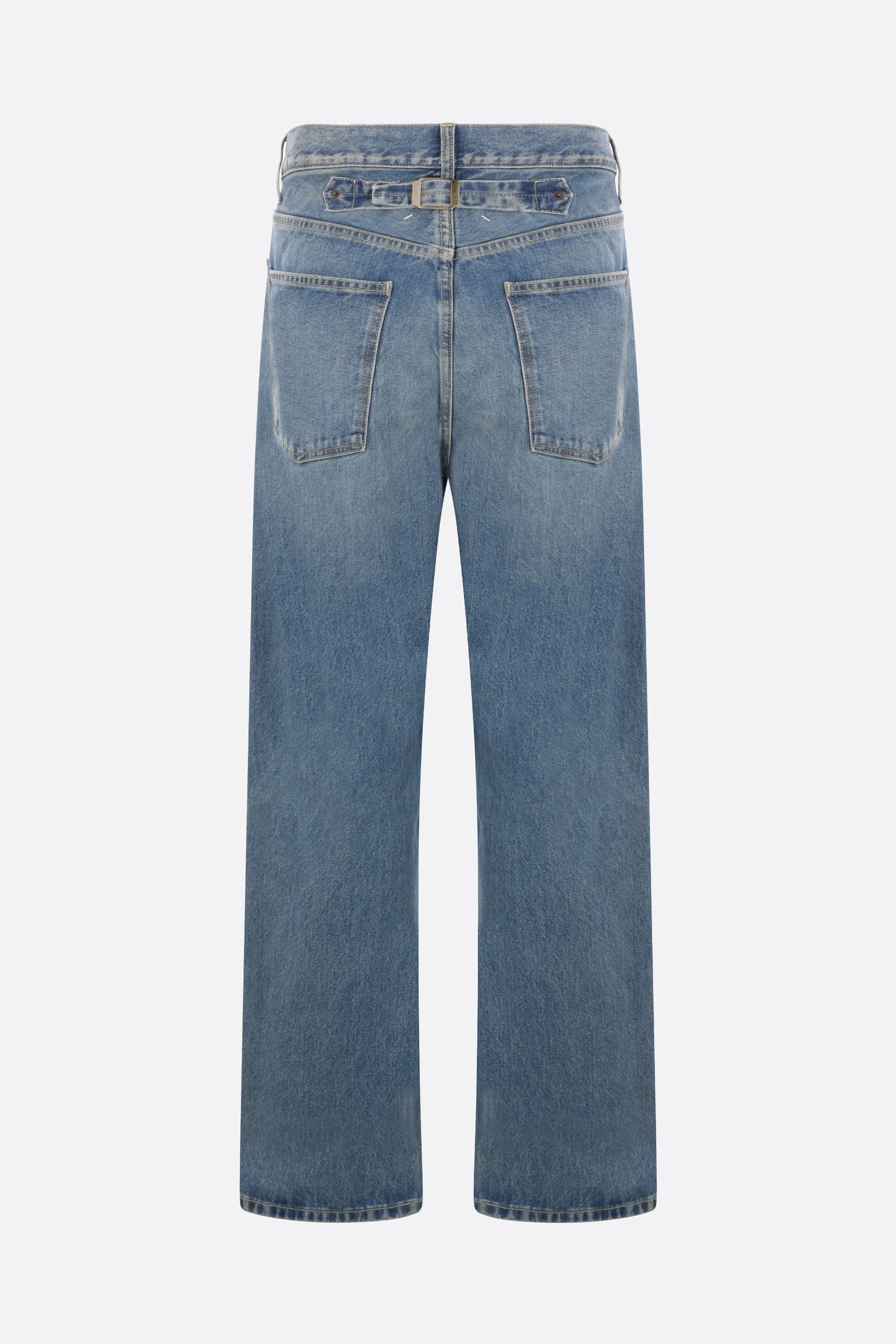 Straight-Leg Classic 5-Pocket Denim Jeans