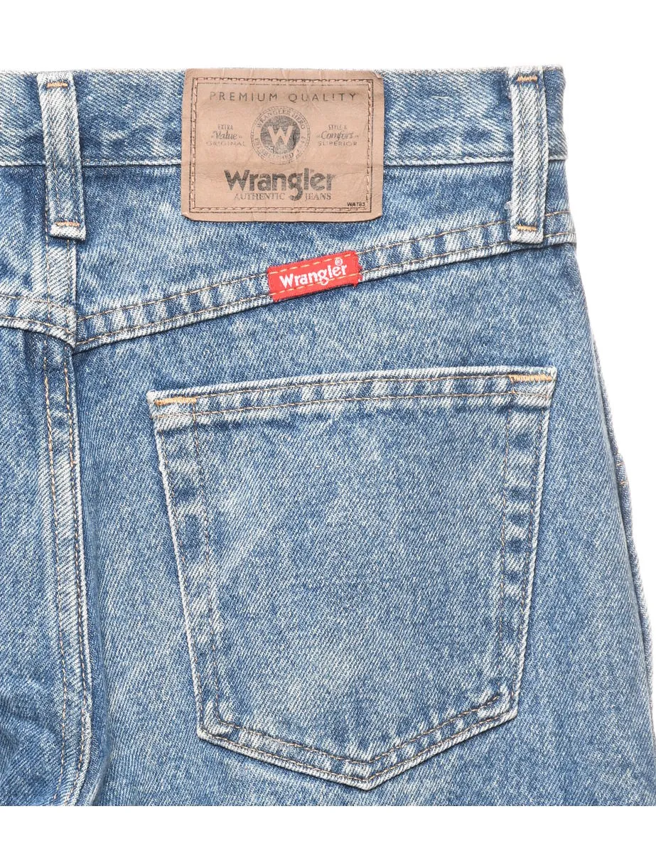 Straight Leg Light Wash Wrangler Jeans - W29 L32