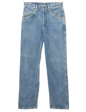 Straight Leg Light Wash Wrangler Jeans - W29 L32