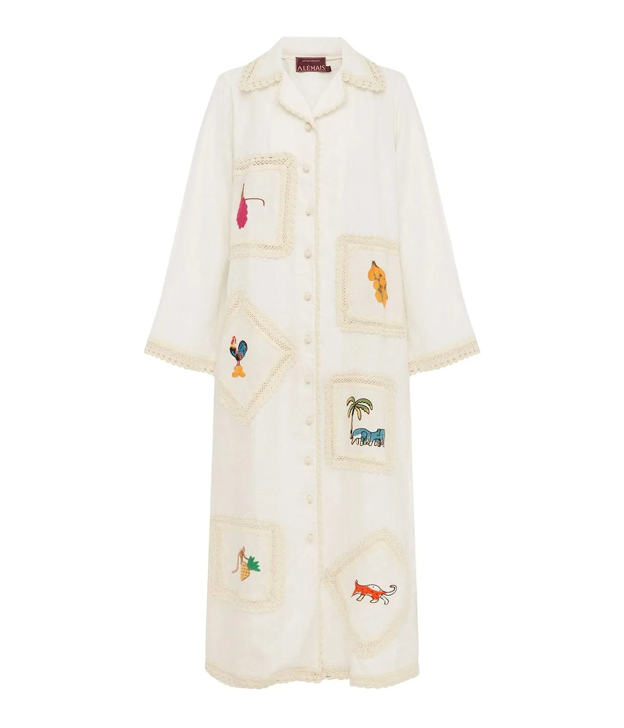 TEDDY SHIRT DRESS- MULTI